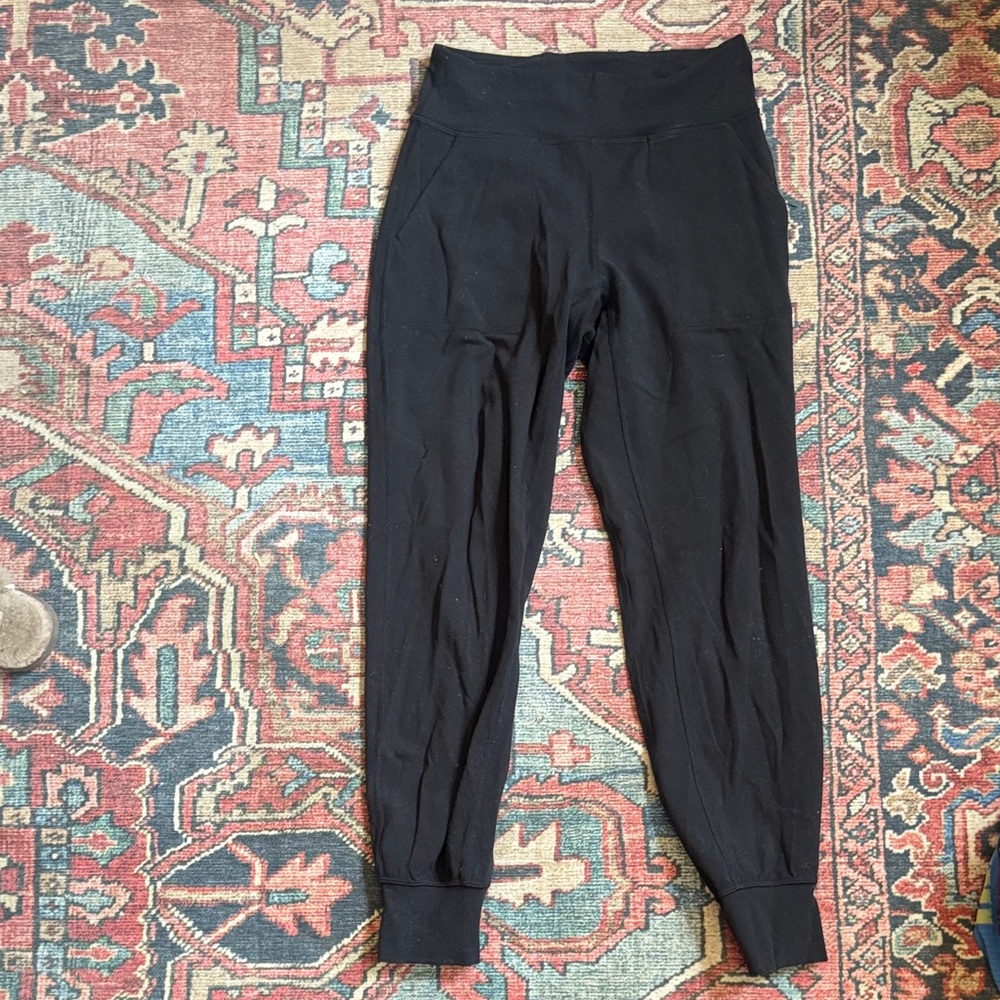 Lululemon Black High-Waisted Joggers
